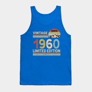 Vintage Since 1960 Limited Edition 63rd Birthday Gift Vintage Men's Tank Top